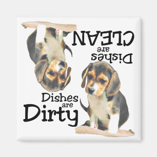 Beagle Älskare Dishwasher Magnet