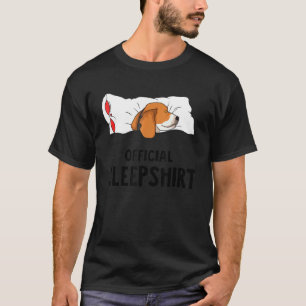 Beagle Älskare Funny Beagle Officiell Sömn Cute Be T Shirt