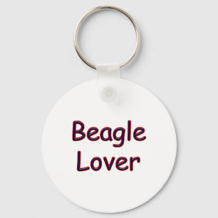 Beagle Älskare Keychain Nyckelring