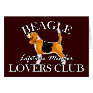 Beagle Älskare Klubb Hälsningskort