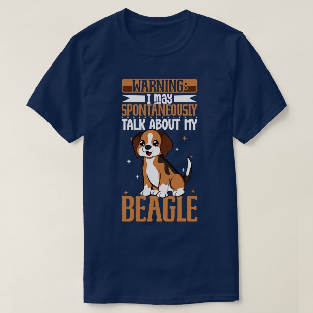 Beagle älskare t shirt (Design framsida)