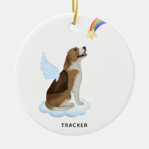 Beagle Angel Hund Personlig Pet Memorial