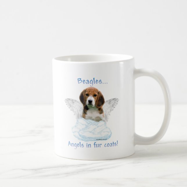 Beagle Angel Kaffemugg (Höger)
