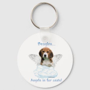 Beagle Angel Keychain Nyckelring