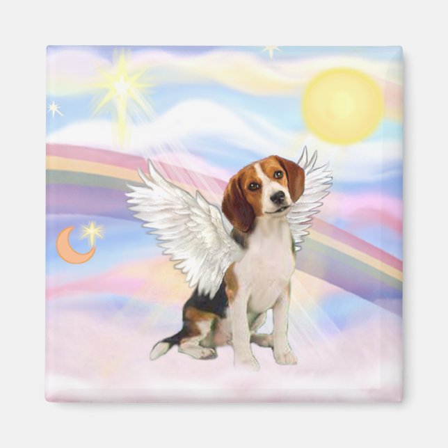 Beagle Angel Magnet (Framsidan)