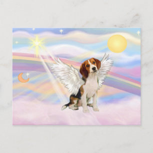 Beagle Angel Vykort