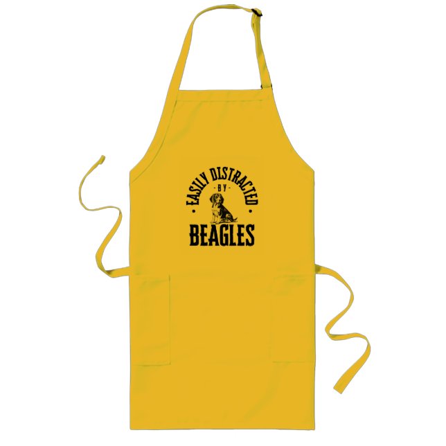 Beagle Apron Långt Förkläde (Framsidan)