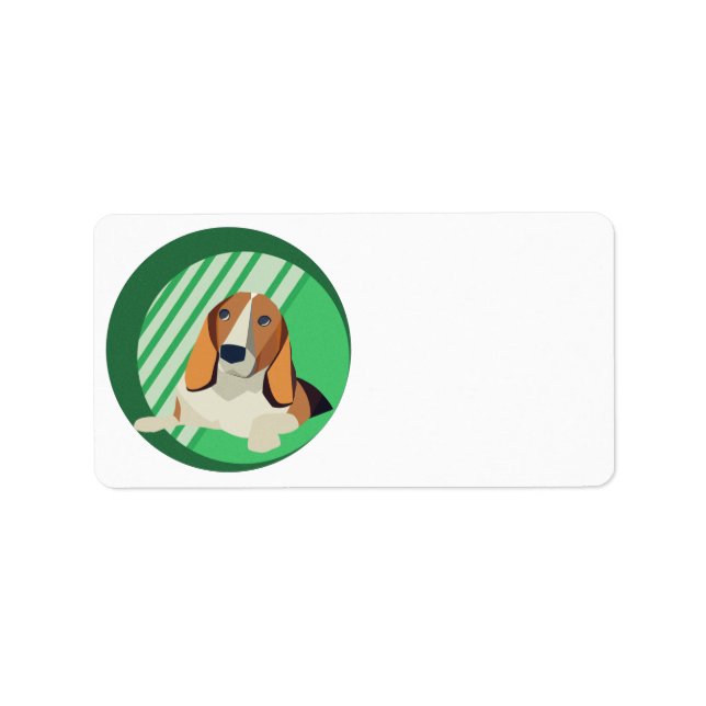 Beagle Art Adressetikett (Framsidan)