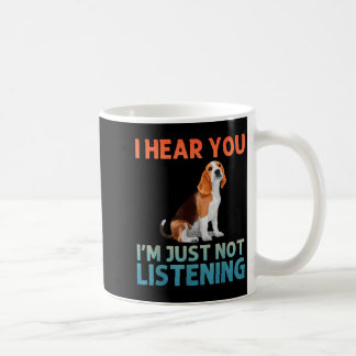 Beagle Art För manar kvinnor Kid Beagle Théagle Be Kaffemugg
