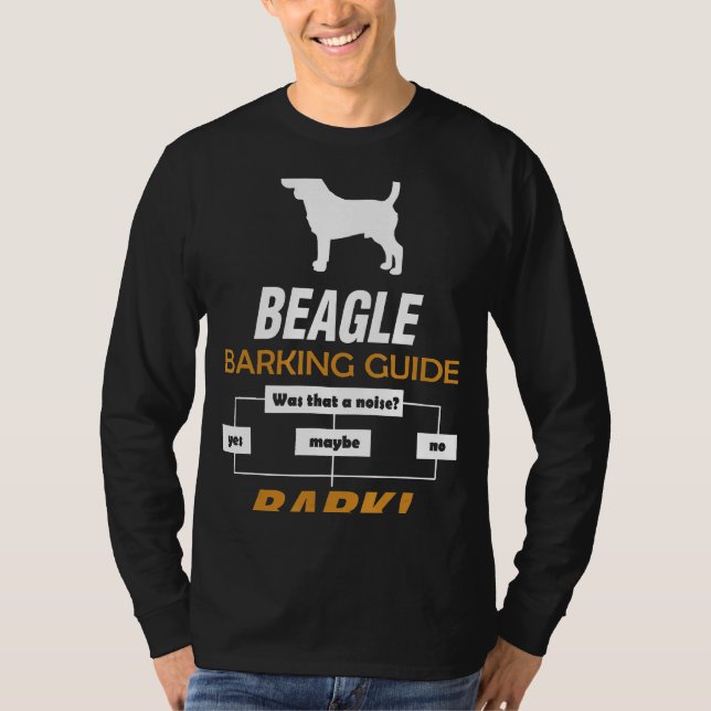Beagle Barking Guide Pet T Shirt (Framsida)