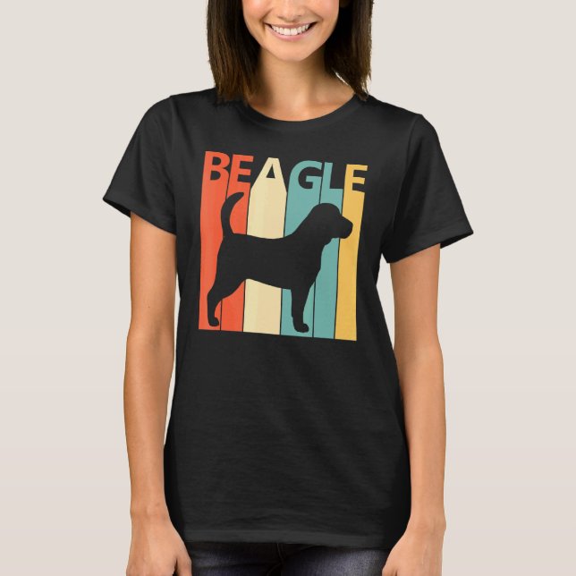 Beagle Beagle Hund T Shirt (Framsida)