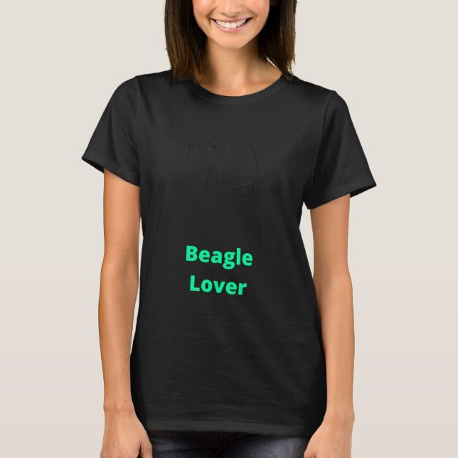 Beagle Beagle T Shirt (Framsida)