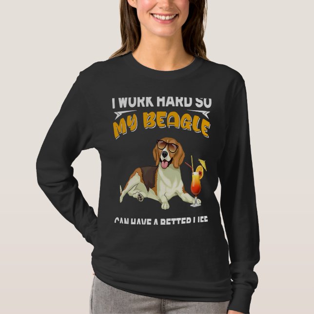 Beagle Beagle T Shirt (Framsida)