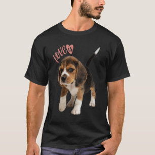 Beagle Beagles Kärlek är Hund Pappa mariy Pet Cute T Shirt