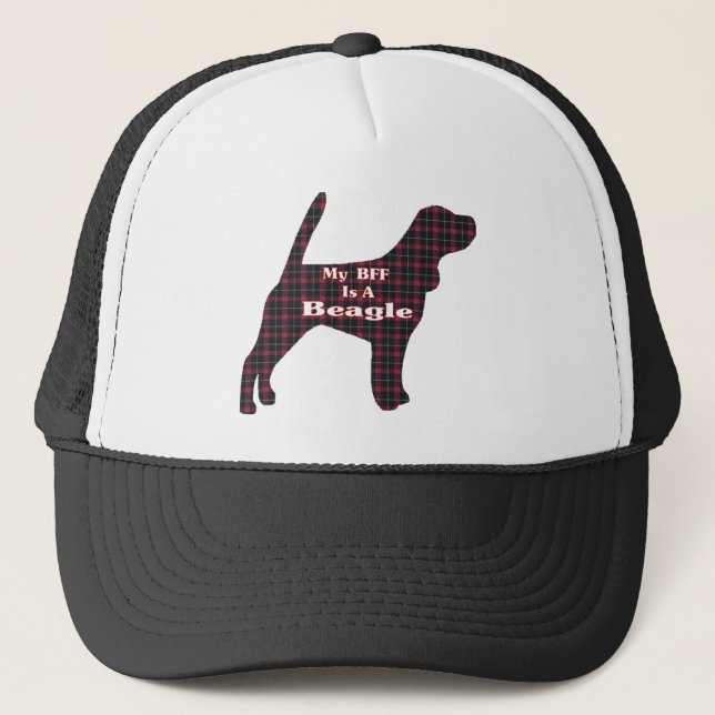 Beagle BFF Hatt Truckerkeps (Framsida)
