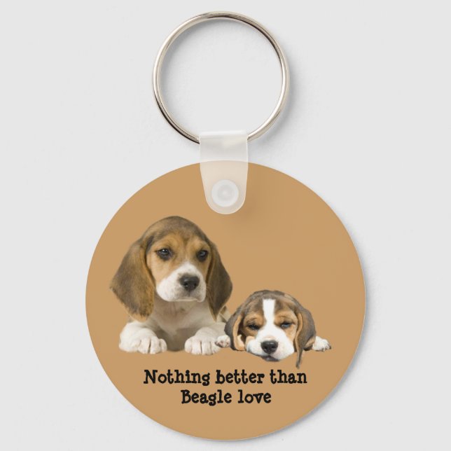 Beagle Buddies Keychain Nyckelring (Framsida)