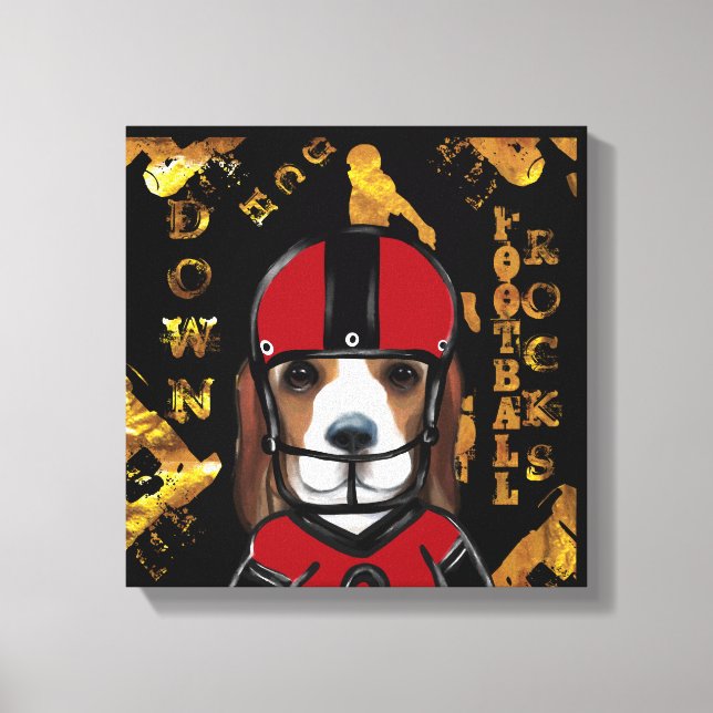 Beagle  canvastryck (Framsida)