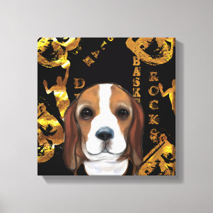 Beagle  canvastryck