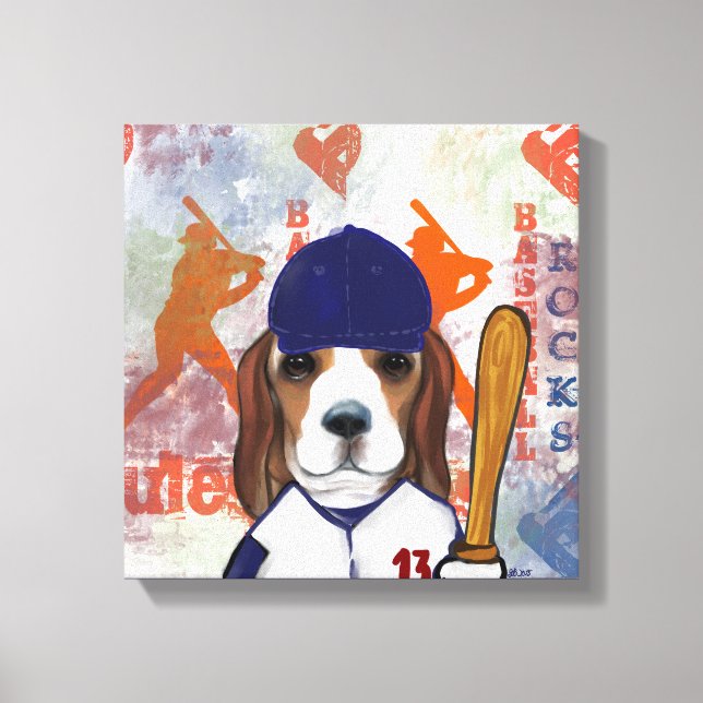 Beagle  canvastryck (Framsida)