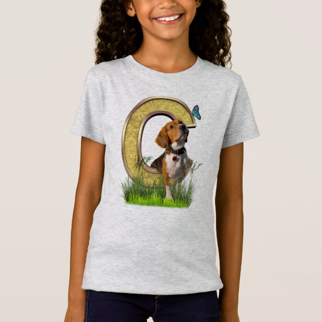 Beagle-Capital-Birthday brev C T Shirt (Framsida)