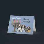 Beagle Chanukah Card Menorah Dreidel1 Helgkort<br><div class="desc">Att minnas familj och vänner under Chanukah-säsongen är ett underbart sätt att få behålla i kontakt med de människor du kärlek och bryr dig om. Jag skapat dessa hund Chanukah-kort med kärlek och omsorg, och jag är säker på att alla som kärlek hundar är glada över att få dem. Du...</div>