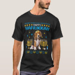 Beagle Chanukah Jewish Ugly Hanukkah Sweater Pajam T Shirt<br><div class="desc">Beagle Chanukah Jewish Ugly Hanukkah Sweater Pajama</div>