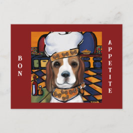 Beagle Chef Vykort
