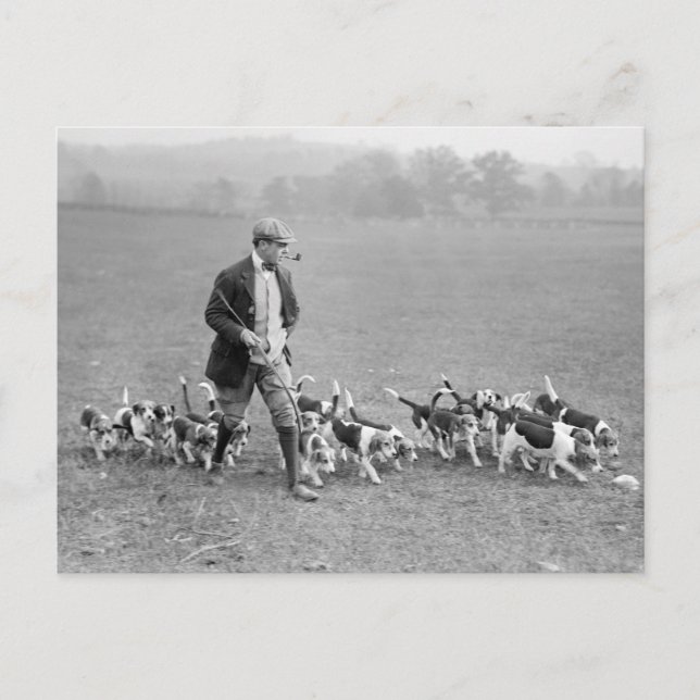 Beagle Club, 1914 Vykort (Framsida)