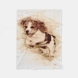 Beagle Comfy Mysiga Ull | Beagle Fleecefilt