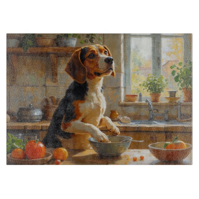 Beagle Cooking in Kitchen (Framsidan)