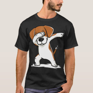 Beagle Cute Dabbing Dab Dance Gif T Shirt