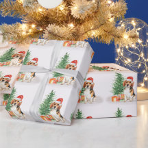 Beagle Cute Hund Santa Festive jul