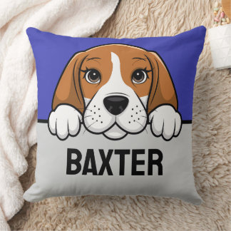 Beagle Cute Personlig Puppy Hund älskare Kudde