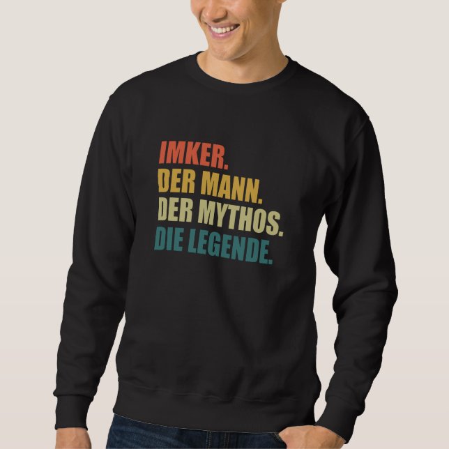 Beagle de många myter som finns - biodling lång ärmad tröja (Framsida)
