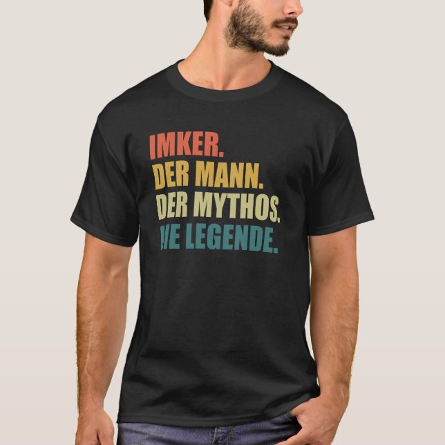 Beagle de många myter som finns - biodling t shirt (Framsida)