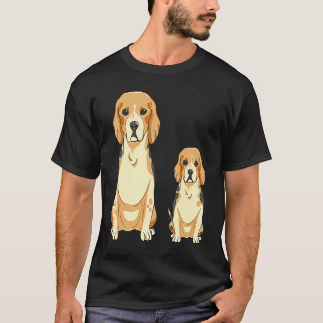 Beagle dog  1 t shirt (Framsida)