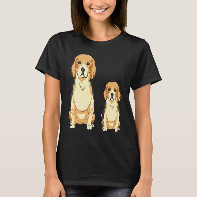 Beagle dog  1 t shirt (Framsida)