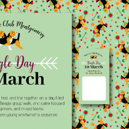 Beagle Dog Day Mailing  Brevpapper