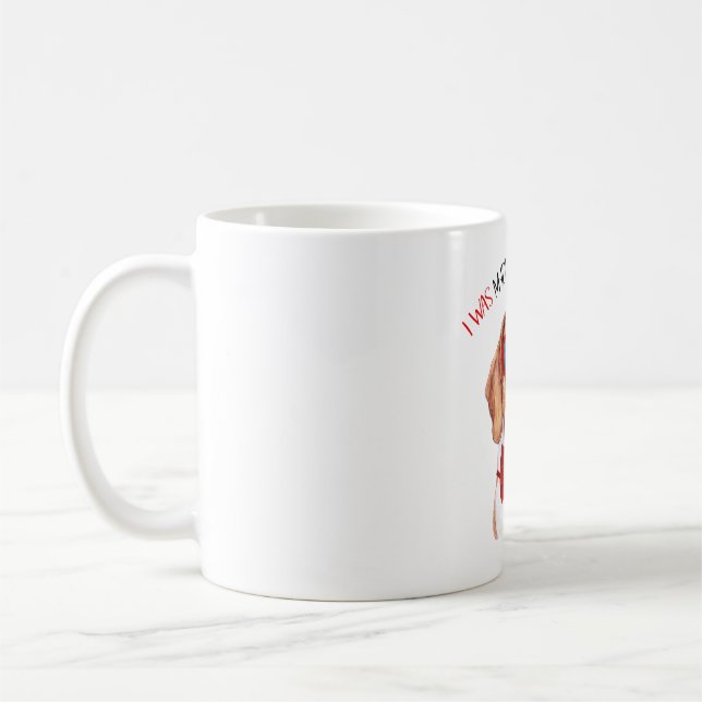 Beagle Dog Made for Loving You Kaffemugg (Vänster)