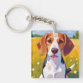 Beagle Dog Watercolor Pet Painting