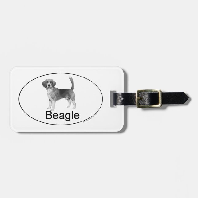 Beagle Euro-typ Bagagebricka (Horisontell Framsida)