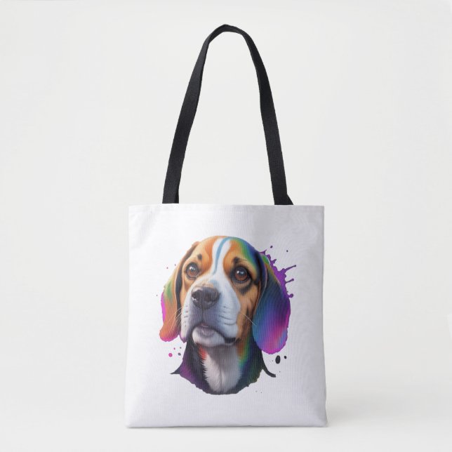 beagle färglös tygkasse (Framsida)