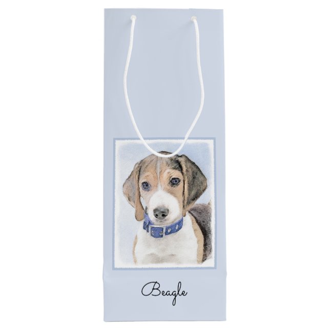 Beagle-färgning - Cute Original Hund Art (Baksidan)