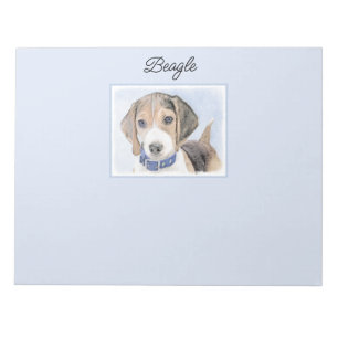 Beagle-färgning - Cute Original Hund Art Anteckningsblock
