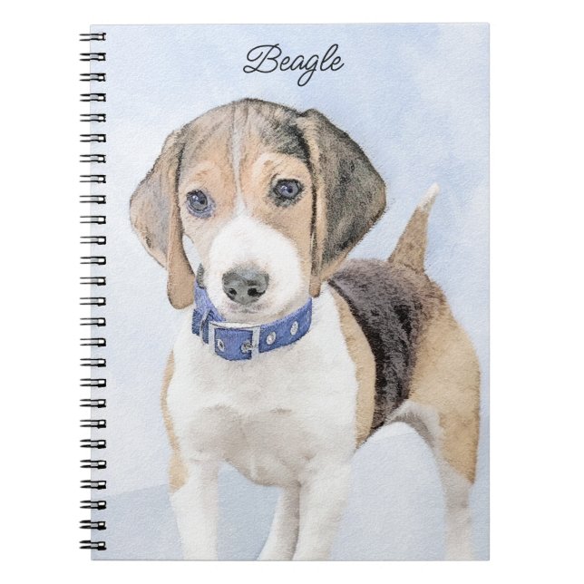 Beagle-färgning - Cute Original Hund Art Anteckningsbok (Framsidan)