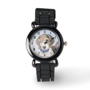 Beagle-färgning - Cute Original Hund Art Armbandsur