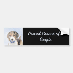 Beagle-färgning - Cute Original Hund Art Bildekal