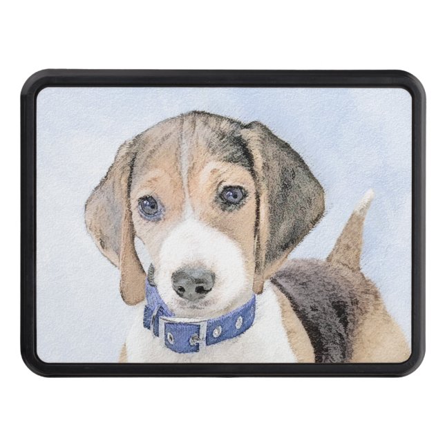 Beagle-färgning - Cute Original Hund Art Dragkroksskydd (Framsidan)