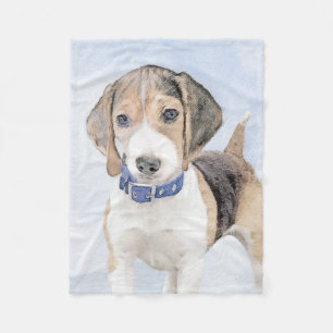 Beagle-färgning - Cute Original Hund Art Fleecefilt