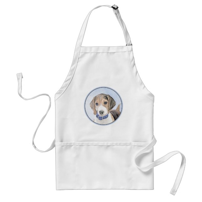 Beagle-färgning - Cute Original Hund Art Förkläde (Framsidan)